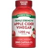 Nature's Truth Apple Cider Vinegar Capsules | 1200mg | 200 Pills | Extra Strength | Value Size | Non-GMO, Gluten Free Supplement