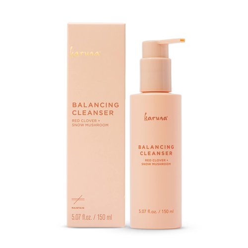 Karuna Balancing Facial Cleanser with Red Clover, Snow Mushroom, Lavender Flower Water, Hydrating...