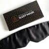 Samadhaan 100% Mulberry Silk Eye Mask for Sleeping - Sleep Face Mask for Side Sleepers Eye Mask for Men Women Adjustable Headband - Blackout Eye Mask for Sleeping - Flight Essentials (Black Masks)