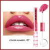 MIELIKKI Liquid Lipstick with Clear Lip Gloss, Dual Ended Lip Gloss, Moisturizing Lip Oil, High Pigmented Shine, Long Lasting, Lightweight, Non-Sticky, #07