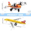 10 Pack Airplane Toys Diecast Pull Back Airplane Toys Alloy Planes Model for Kids Birthday Children's Day Gifts Classroom Rewards Airforce Party Favors