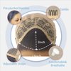 Yinuozhogntian YNZT-Female Long Wave Synthetic Lace Front Wigs for Daily Cosplay Party Use (TA-Gray)