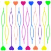 TIHOOD 16PCS Quick Beader for Bead Loading and Hair Styling Kit - Plastic Magic Topsy Tail Hair Braid Ponytail Maker (Random Color)