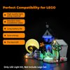 Rorliny LED Lighting Kit Compatible with Lego Tim Burton's The Nightmare Before Christmas, Creative Light for Lego 21351 Set (No Lego Models)