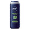 NIVEA Men Energy 3-in-1 Body Wash - Shower, Shampoo and Refresh With Invigorating Mint Extract - 16.9 fl. oz. bottle