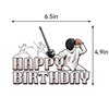 Fencing Party Decorations Fencing Birthday Party Supplies Includes Fencing Happy Birthday Banner, Cake Topper, Cupcake Toppers Balloons for Fecing Birthday Decor Fencing Lovers Party Sports Party
