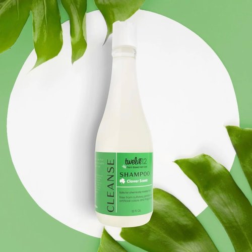 Twelve12 Shampoo Clover Scent, Plant Based, Cruelty-Free, Clarifying Shampoo
