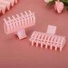 Haosie 15PCS Hot Roller Clips, Curler Claw Clips for Girls Women, Hair Section Fixing Clamps, Holding Hairdressing Tool for Long and Medium Hair (Pink)