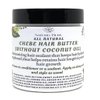 Chebe Hair Growth Butter(No Coconut Oil)/Chebe with Aloe vera/Amla Powder/Jamaican Black Castor Oil/Fenugreek (Unscented, 4 oz)