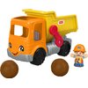 Fisher-Price Little People Toddler Construction Toy Work Together Dump Truck with Music & Accessories for Pretend Play Kids Ages 1+ Years​