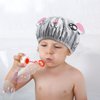 G2PLUS Kids Shower Cap, 2PCS Funny Cute Cartoon Bath Hat, Waterproof Shower Bath Caps for Kids, Elastic Bath Cap for Boys or Girls