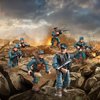 MEIEST 6 PCS Mini WWII Soldier Military Action Figures, Army Model Building Block Toys with Multiple Military Weapons Accessories,Party Favors Set for Kids (German Army)