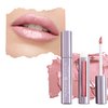 Runway Rogue Silk Glam Liquid Lipstick, Long Wear Frosted Pale-Pink Lipstick, ‘Trophy Wife’