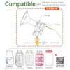 Maymom Breast Pump Kit Compatible with Medela Pump in Style Advanced Breast Pumps;2 Breastshields (one-piece, 25mm), 4 Valve, 6 Membrane, & 2 Pump-in-Style Tubing Can Replace Medela Pumpin Style Valve