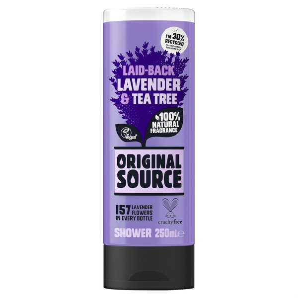 ORIGINAL SOURCE Lavender Shower Gel, 2 x 250 ml