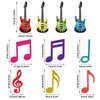 30 Pcs Guitar Party Hanging Swirls Decorations for Guitar Birthday Party Decorations Hanging Music Notes Booth Props Musical Instrument Hanging Swirls for Music Rock and Roll Party Baby Shower