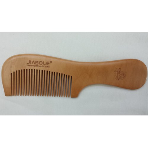 100% Natural Wood Seamless Wooden Comb - 7 Inches, All Natural