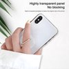 [2 Pack] Transparent Finger Ring Cell Phone Ring Holder Stand,360 Degree Rotation and 180 Degree Adjustable Finger Ring Kickstand with Polished Electroplated Phone Grip-Round