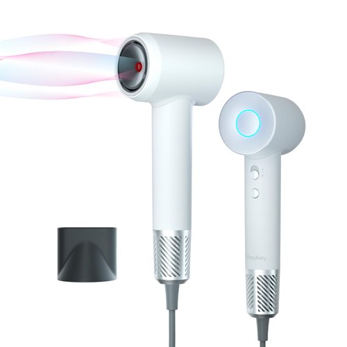 Hair Dryer New Upgrade, Ionic Hair Dryer, Professional High-Speed Blow Dryer with Magnetic Nozzle...