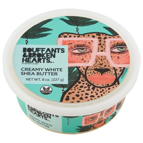 Ashanti Naturals Creamy White Shea Butter Whipped Body Butter | Grade A, 100% Natural African Raw Shea Butter for Dry Skin, Face and Hair (8oz)