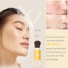 TIRDET Mineral Sunscreen Setting Powder, SPF 50 PA++ Powder Sunscreen for Face, Oil Control Lightweight Breathable Concealer Brush Powder, Mineral Brush Face Powder Translucent Powder for All Skin