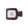 TELETIES - Medium Flat Square Hair Clip - Fall Collection - Hair Claw Clips for Women - Strong Grip, Bendable Teeth, Curved Design - For All Hair Types and Textures - Burgundy Bliss