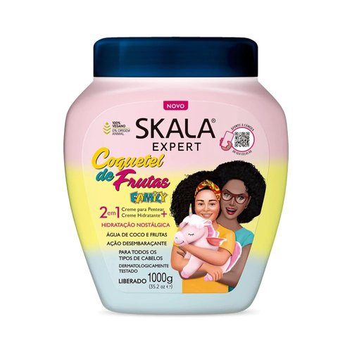 SKALA Coquetel de Frutas Hair Cream Hair Treatment Conditioning (1000g)