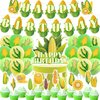 Corn Party Decorations Vegetable Corn Birthday Party Supplies Includes Corn Happy Birthday Banner Cake Topper Cupcake Toppers Balloons for Birthday Baby Shower Wedding Vegetable Party Decorations