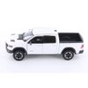 Showcasts 2019 Dodge Ram 1500 Crew Cab Rebel Pickup Truck, White 79358W - 1/24 Scale Diecast Model Toy Car