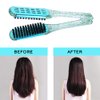 STYLANCE Boar Bristle Clamp Hair Brush, Ceramic Double Sided Brush Clamp Straightener,Detangling, and Styling Hair