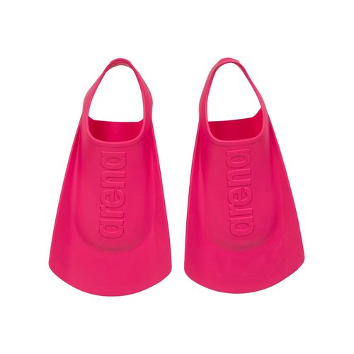 arena Unisex Kids Junior Swim Training Fins for Lap Swimming, Open Heel and Hydrodynamic Slits, Pink, Size 1.5-2 US