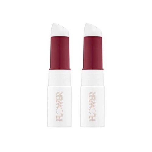 FLOWER Beauty Petal Pout Moisturizing Lip Mask For Soft Lips With Natural Color - Berry-More, 0.05 oz. (Pack of 2)