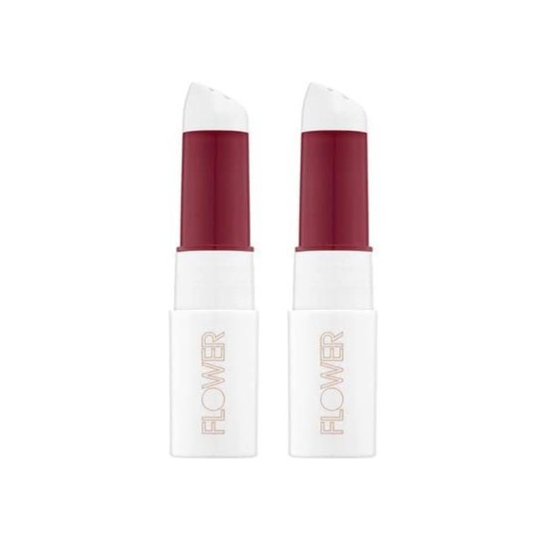 FLOWER Beauty Petal Pout Moisturizing Lip Mask For Soft Lips With Natural Color - Berry-More, 0.05 oz. (Pack of 2)