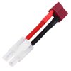 2Pairs Tamiya Connector to T Plug Adapter Cable for RC Cars Lipo/NiMH Battery Charging ESC Connection