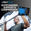 RiptGear Back Brace for Lower Back Pain Relief - Breathable Back Brace for Men and Women - Ideal for Lifting, Work, Sciatica, Herniated Disc, and Lumbar Support - Blue, XXL (Waist: 40"-43")