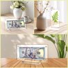 1 Pcs Dollar Bill Frame Dollar Bill Currency Display Holder Acrylic Dollar Bill Holder for Collectors Currency Holder for Collectors Ticket Protector Acrylic Display Holder 3.5x7.3 Inch