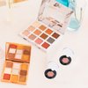 8cs Eye Shadow Blank Empty Blush Case Eyeshadow Case DIY Makeup Empty Eyeshadow Blusher Case Eyeshadow Palette Pans Makeup Brishes Makeup Pallet Mini Box Plastic Travel With Cover