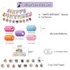 Cat Birthday Party Decoration Set, Cute Cat Party Supplies for Kids Who Love Meowing Cats, Cat-Themed Party Gift Decoration Set