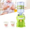 Children Water Dispenser Toys, Mini Fun Water Dispenser Cute Shape Easy Use Children's Mini Water Dispenser Suitable for Children's Birthday Toys Christmas Gifts(Window box/playful frog)