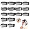 16pcs Clips for Hair Extensions 10-Teeth Wig Clips to Secure Wig No Sew,Invisible Strong Hijab Pins Chunni Clips for Woman Veil Hair Extensions Hairpieces