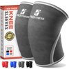ProFitness Knee Sleeves Weightlifting for Men & Women | 7mm Thick Neoprene Knee Sleeve | Supportive Knee Compression Sleeve for Working Out, Squats, Powerlifting, Deadlift, CrossFit & Knee Support