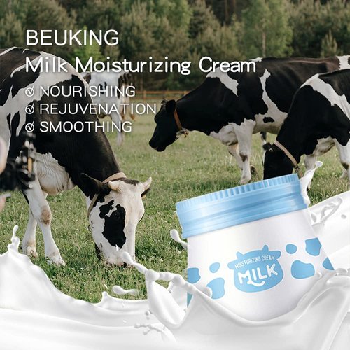 Face Milk Cream Moisturizing Nourish Skin, Repair Face Moisturizer to Hydrating & Smooth Dry Skin, Firm and Brighten Skin, Day and Night Cream for Girl Women Beauty Skin Daily Care Milk Facial Cream