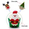 24 Pack Santa Deer Snowman Cupcake Toppers and Wrappers for Christmas Party Supplies(packingmaster)
