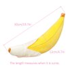 HOSTK Banana Plush Pillow, Peeled Banana Stuffed, Soft Toys Food Plushie Banana Hugging Pillow, Gift for Birthday, Valentine, Christmas (19.6 inches)