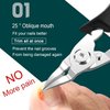 Ingrown Toenail Clippers(Upgrade), Steel Nail Clippers for Professional Podiatrist, Unique Long Handle Curved Blade Tool for Thick & Ingrown Nails, Suitable for Men, Women and Elderly-XIORRY