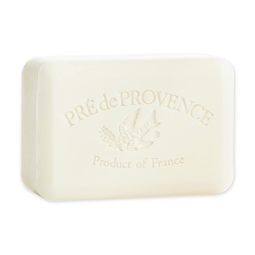 Pre de Provence Artisanal French Moisturizing Soap Bar, Shea Butter Enriched, Quad Milled for Long Lasting Rich Smooth Lather, 8.8 Ounce, Milk
