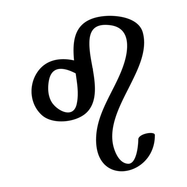 Ranger Products Leo Zodiac Sign - White Vinyl Car Decal (12 x 18 inches) - Die Cut, UV & Water Resistant, Made in USA