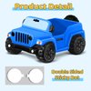Jeep for Rubber Ducks, 3.5 Inch Jeep Toy Match Most 2 in Rubber Ducks, Jeep Toy for Jeep Dashboard Decorations Accessory Jeep Duck Collection Valentines Birthday Gifts (Blue)