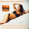 Intensive Tanning Gel SPF0 150 ml, Carrot Tanning Gel, Brown Tanning Gel, Natural Tanning Accelerator Cream Gel for Sunbeds & Outdoor Sun (SET B)