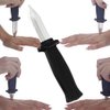 Two Pack Trick Plastic Fake Spring Retractable Knife Set [Bundle Combo] - 2 Toy Magic Classic Novelty Gag Knives - NOT Sharp - Fools Everyone - Kids, Adults, Teens